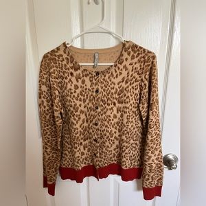 Hanna Andersson Leopard Cardigan